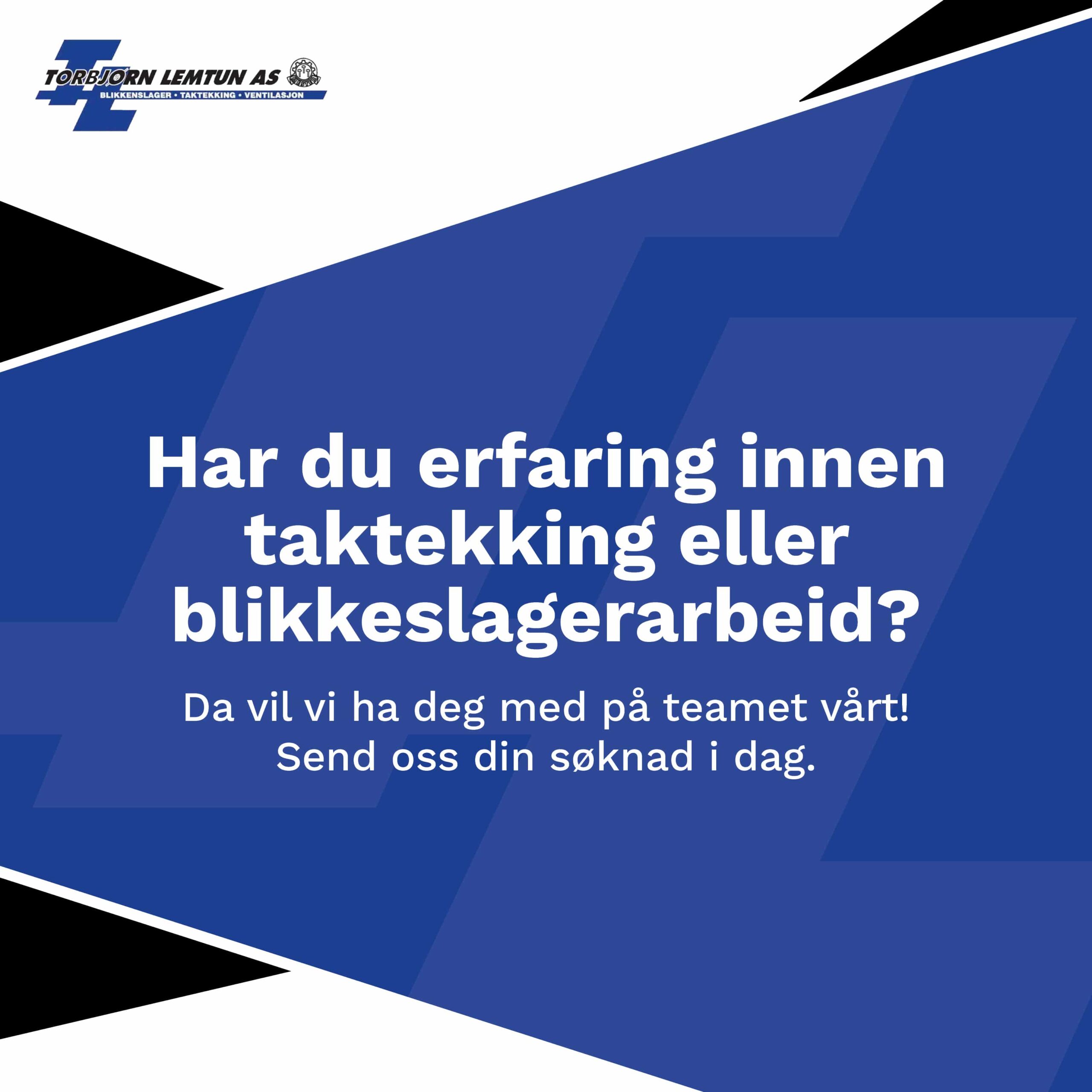 Stillingsannonse Torbjørn Lemtun